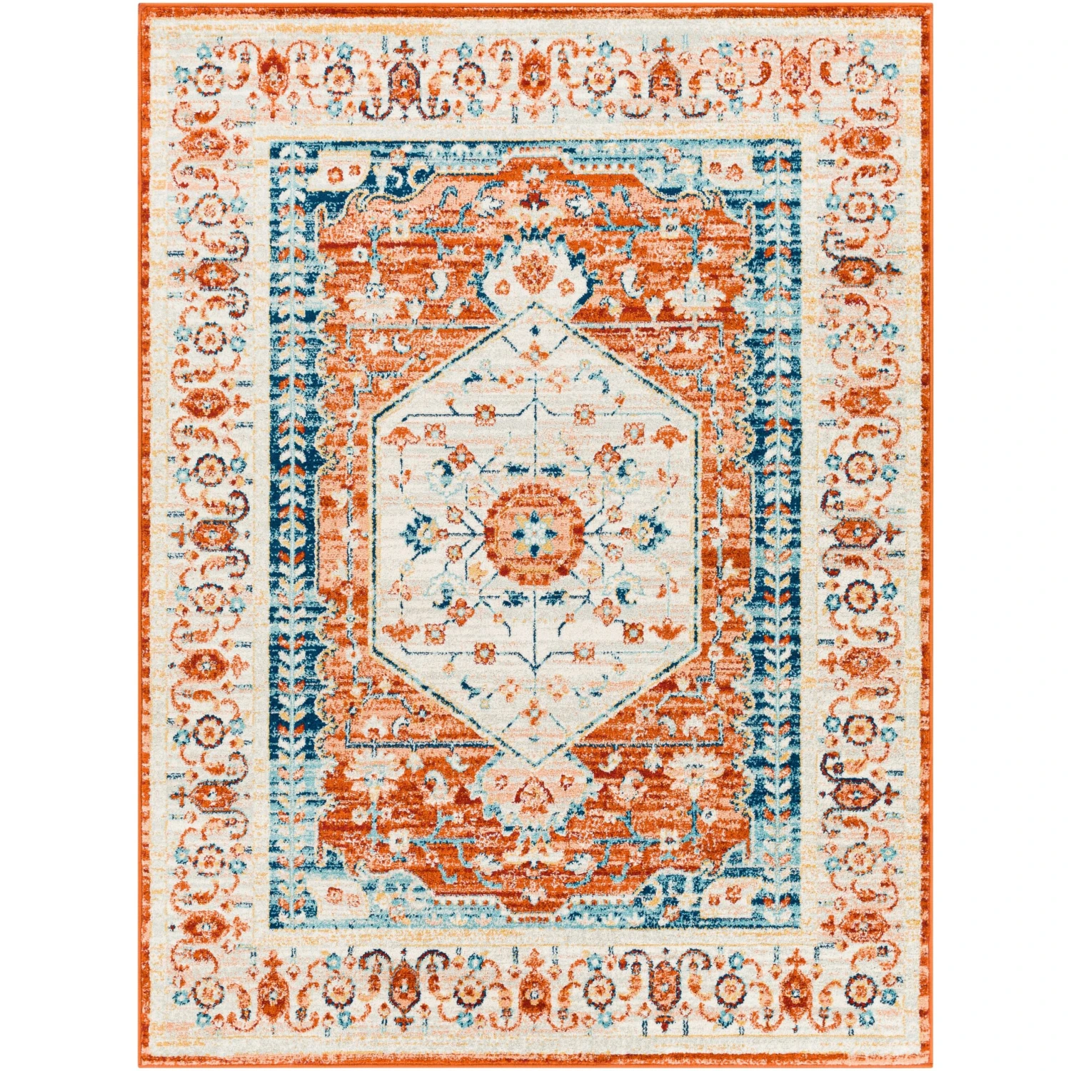 Artistic Weavers Kence Floral Medallion Area Rug 3 Artistic Weavers Kence Floral Medallion Area Rug - Image 3