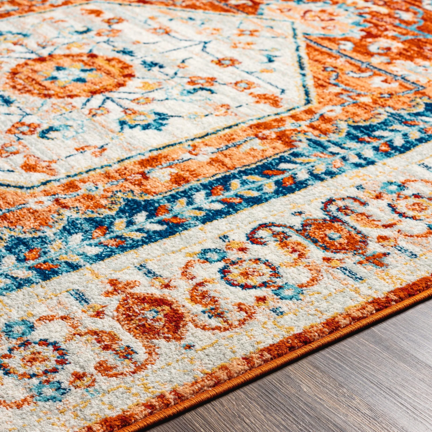 Artistic Weavers Kence Floral Medallion Area Rug 5 Artistic Weavers Kence Floral Medallion Area Rug - Image 5