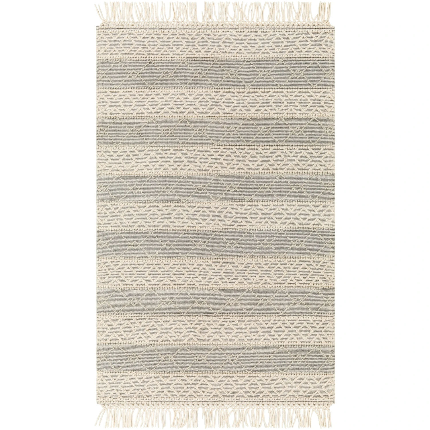Artistic Weavers Kohath Bohemian Stripe Wool & Jute Area Rug 3 Artistic Weavers Kohath Bohemian Stripe Wool & Jute Area Rug - Image 3
