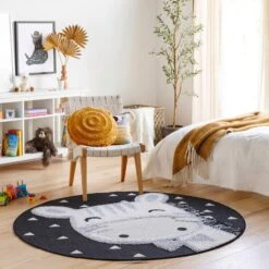 Artistic Weavers Kyra Baby Animals Outdoor Safe Round Area Rug -Artistic Weavers Kyra Baby Animals Outdoor Safe Round Area Rug 13
