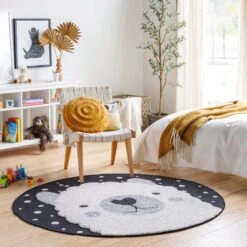Artistic Weavers Kyra Baby Animals Outdoor Safe Round Area Rug -Artistic Weavers Kyra Baby Animals Outdoor Safe Round Area Rug 3