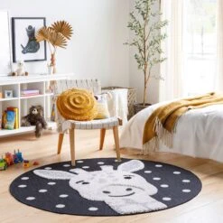 Artistic Weavers Kyra Baby Animals Outdoor Safe Round Area Rug -Artistic Weavers Kyra Baby Animals Outdoor Safe Round Area Rug 5