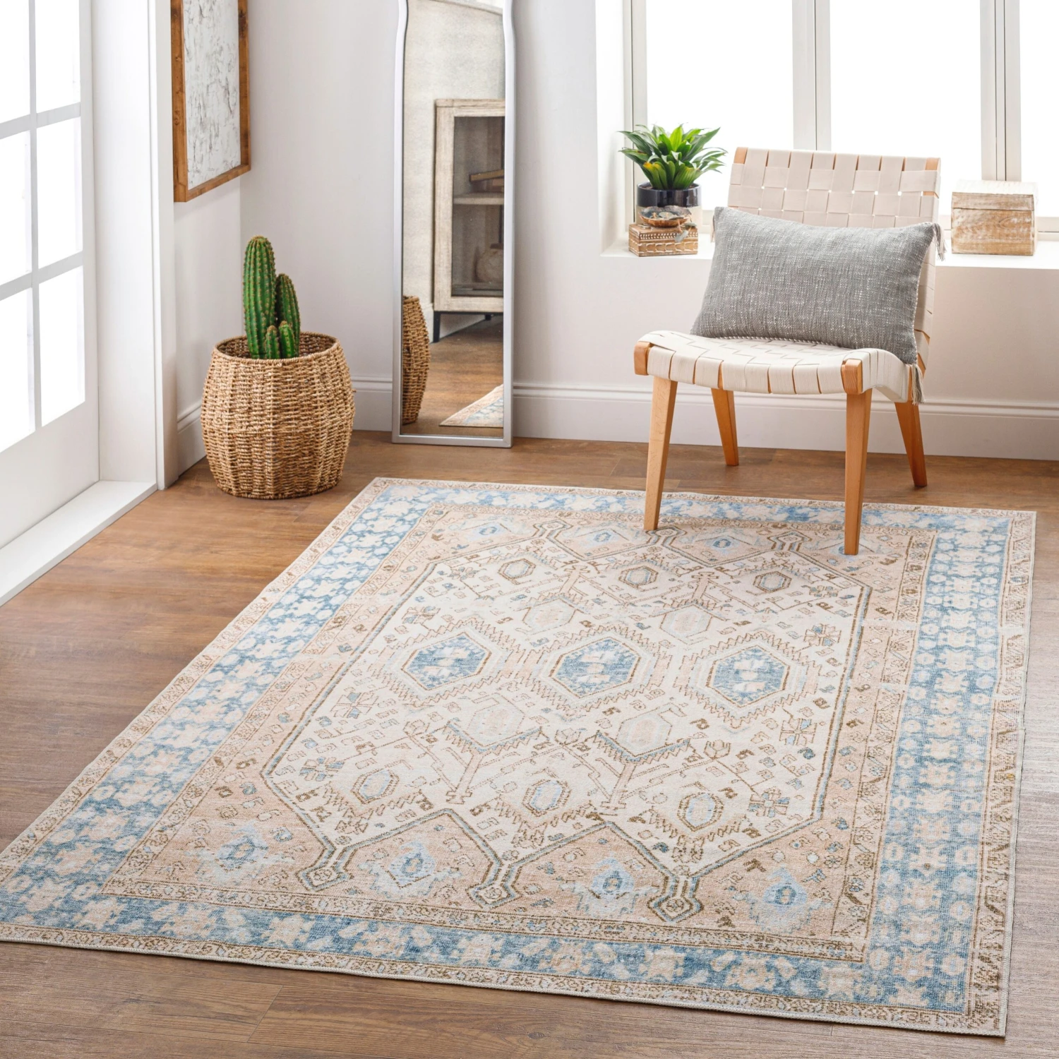 Artistic Weavers Laelueia Traditional Medallion Machine Washable Area Rug 2 Artistic Weavers Laelueia Traditional Medallion Machine Washable Area Rug - Image 2