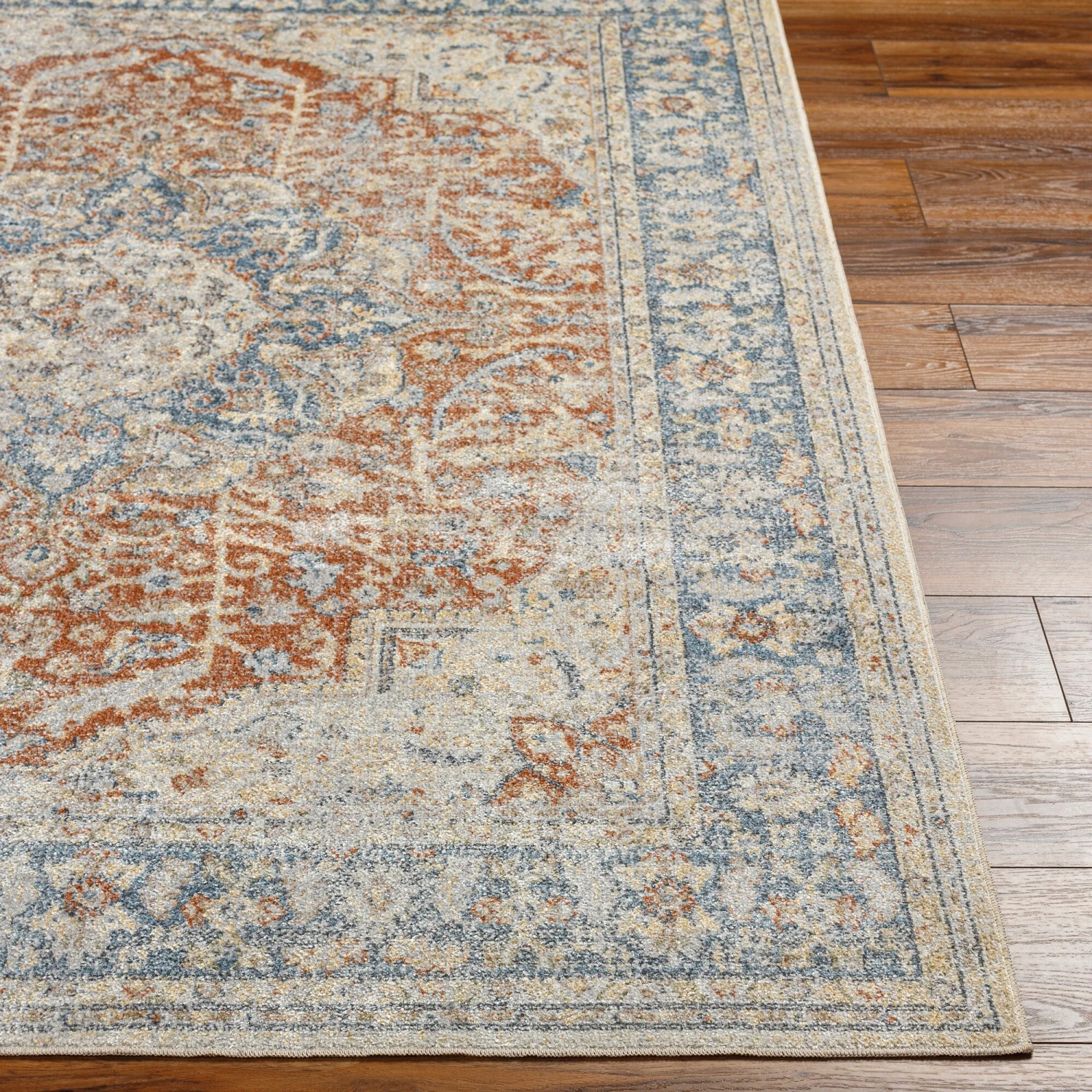Artistic Weavers Lillian Machine Washable Distressed Area Rug 4 Artistic Weavers Lillian Machine Washable Distressed Area Rug - Image 4