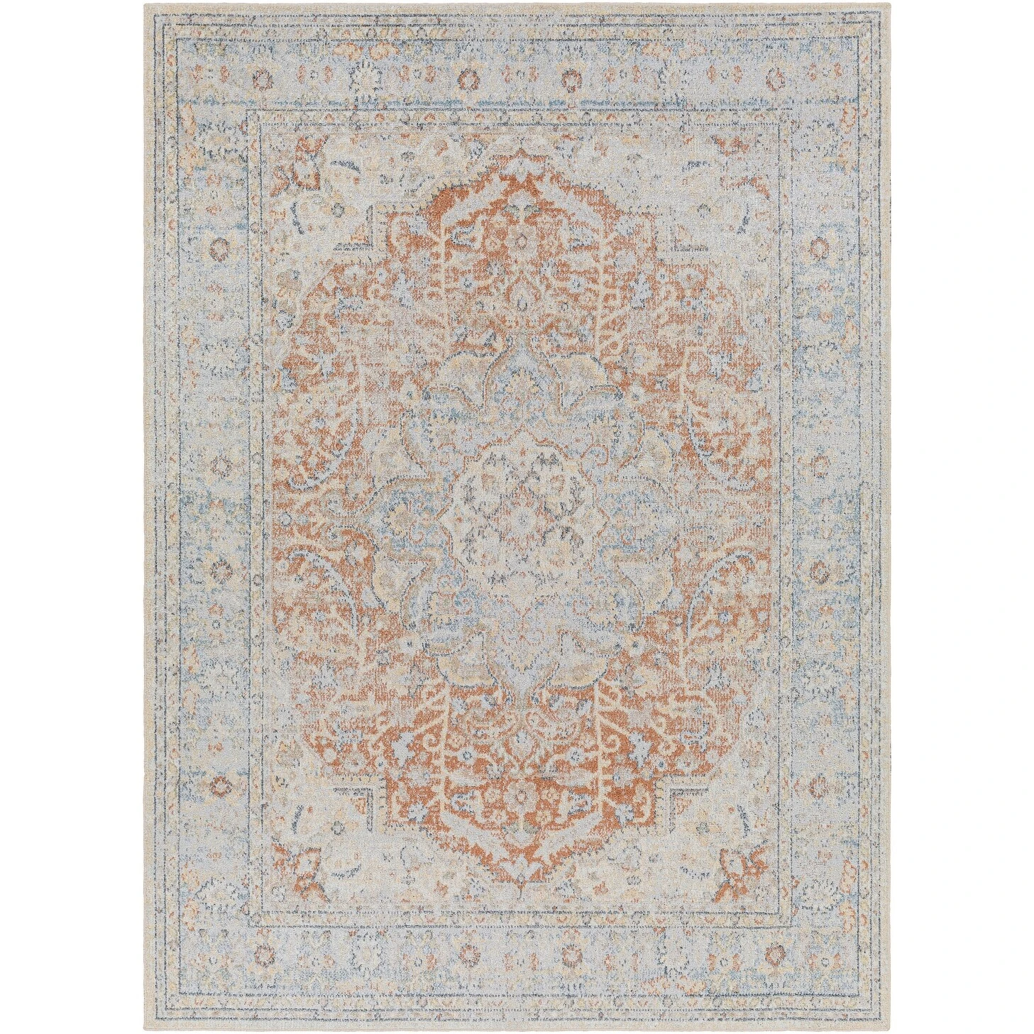 Artistic Weavers Lillian Machine Washable Distressed Area Rug 6 Artistic Weavers Lillian Machine Washable Distressed Area Rug - Image 6