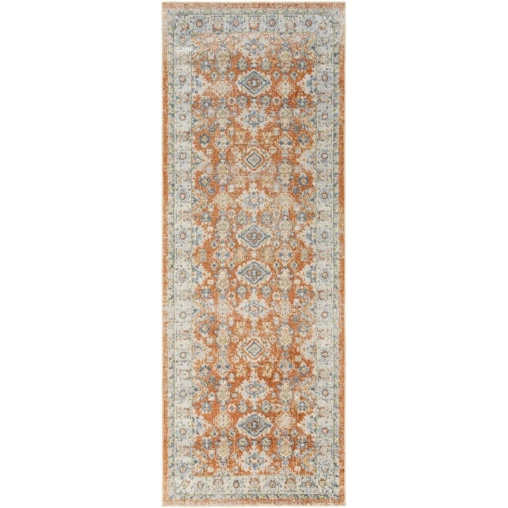 Artistic Weavers Lillian Machine Washable Floral Medallion Area Rug 1 Artistic Weavers Lillian Machine Washable Floral Medallion Area Rug