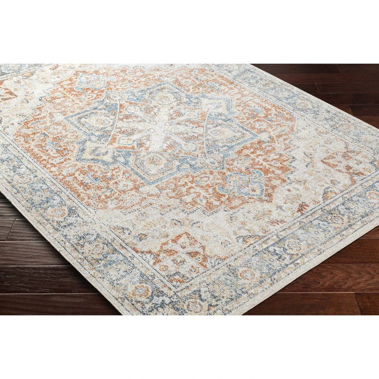 Artistic Weavers Lillian Machine Washable Medallion Area Rug 8 Artistic Weavers Lillian Machine Washable Medallion Area Rug - Image 8