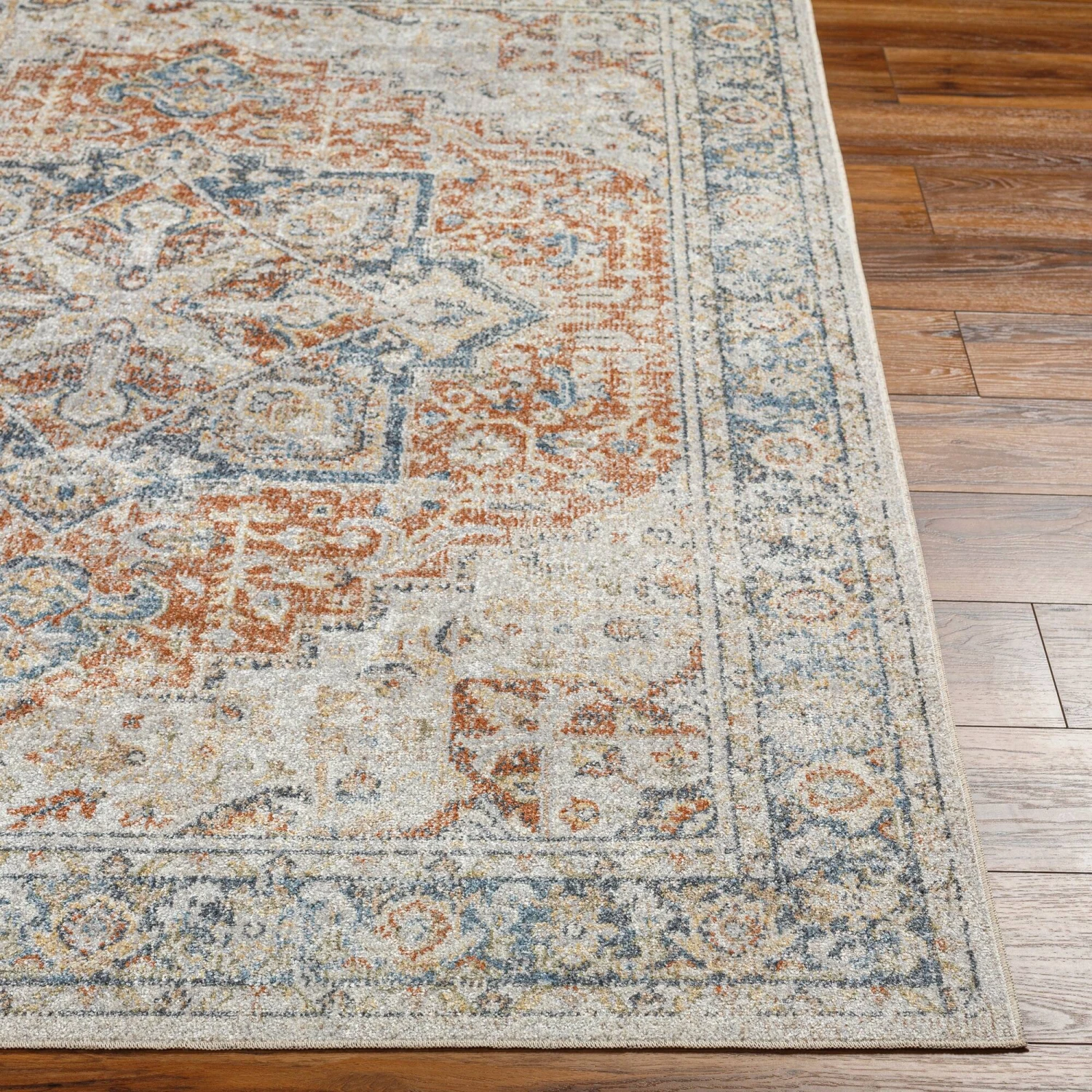Artistic Weavers Lillian Machine Washable Medallion Area Rug 4 Artistic Weavers Lillian Machine Washable Medallion Area Rug - Image 4