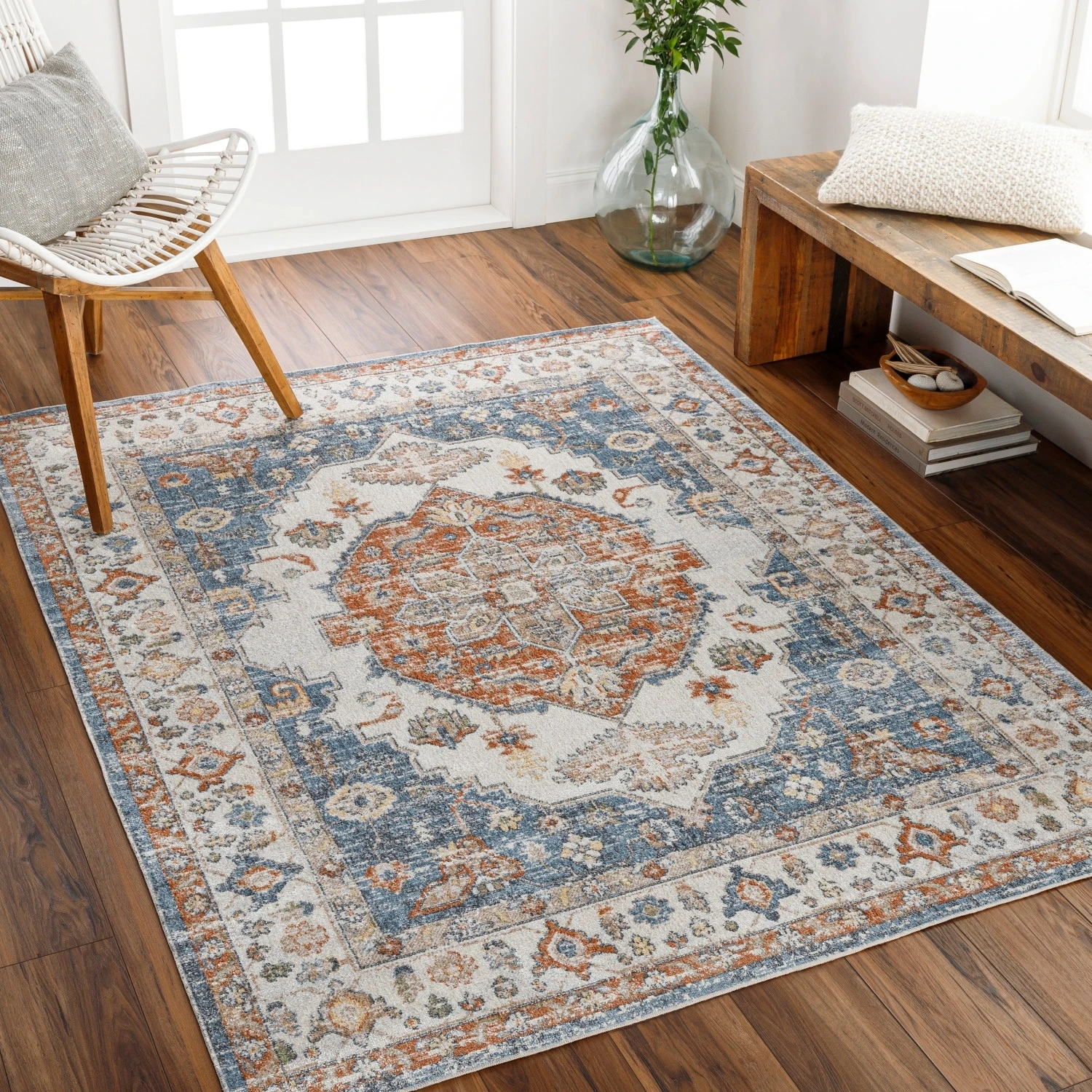 Artistic Weavers Lillian Machine Washable Oriental Area Rug 2 Artistic Weavers Lillian Machine Washable Oriental Area Rug - Image 2