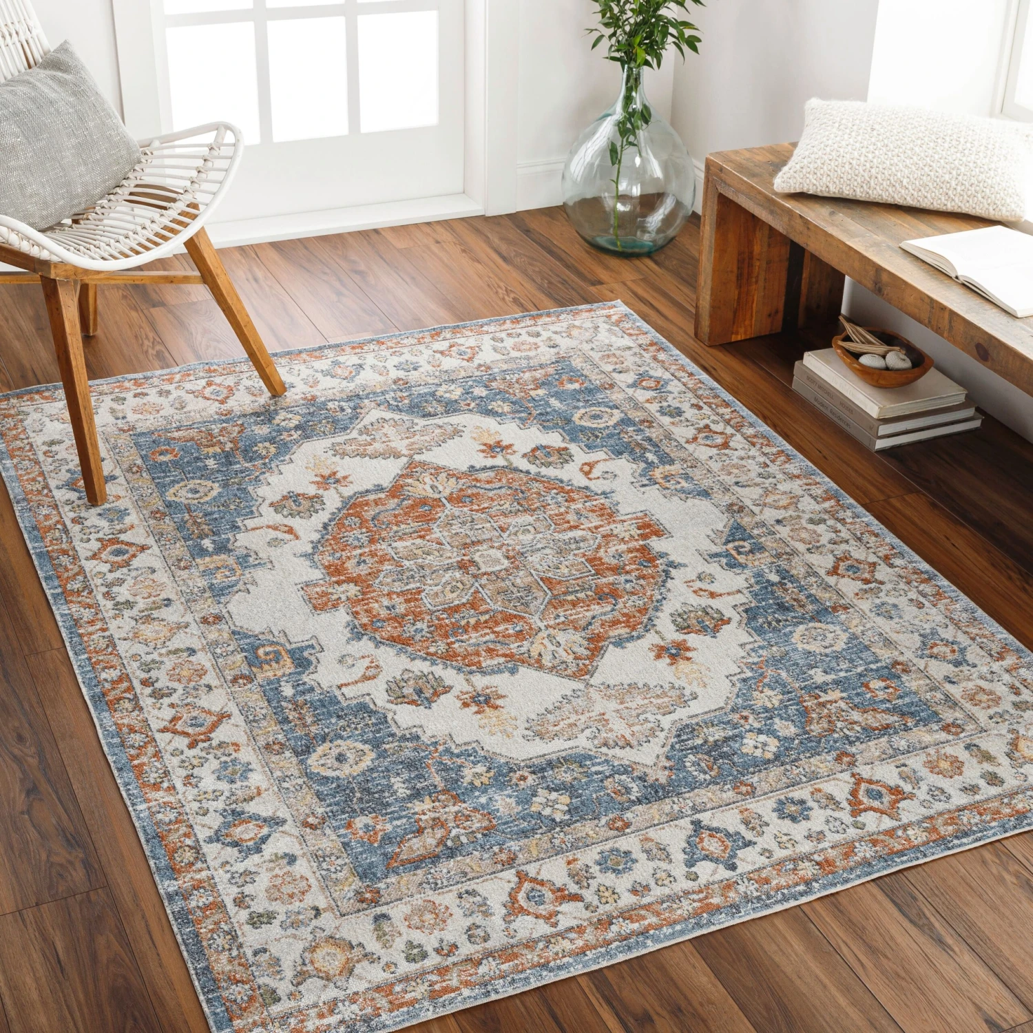 Artistic Weavers Lillian Machine Washable Oriental Area Rug 9 Artistic Weavers Lillian Machine Washable Oriental Area Rug - Image 9