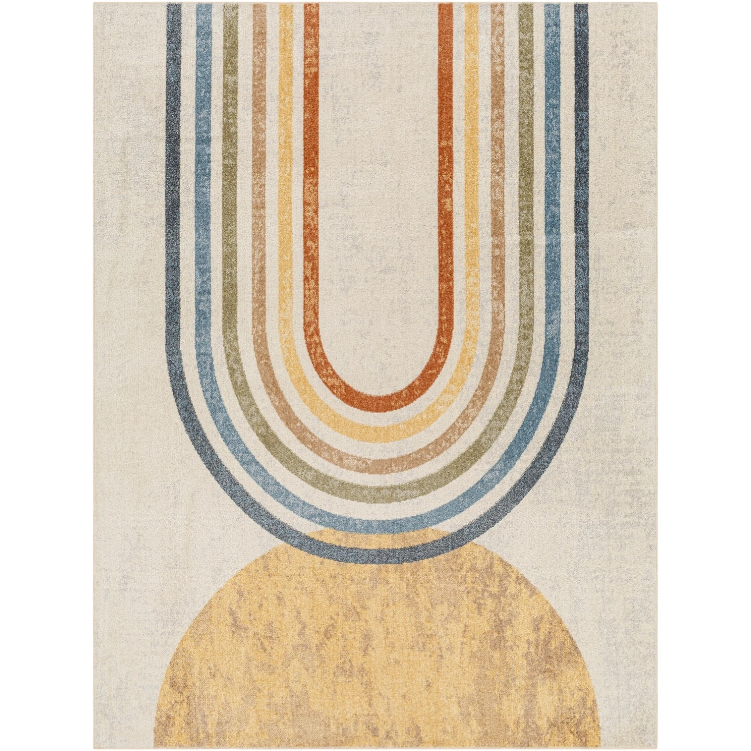 Artistic Weavers Lillian Machine Washable Rainbow Stripes Area Rug 3 Artistic Weavers Lillian Machine Washable Rainbow Stripes Area Rug - Image 3