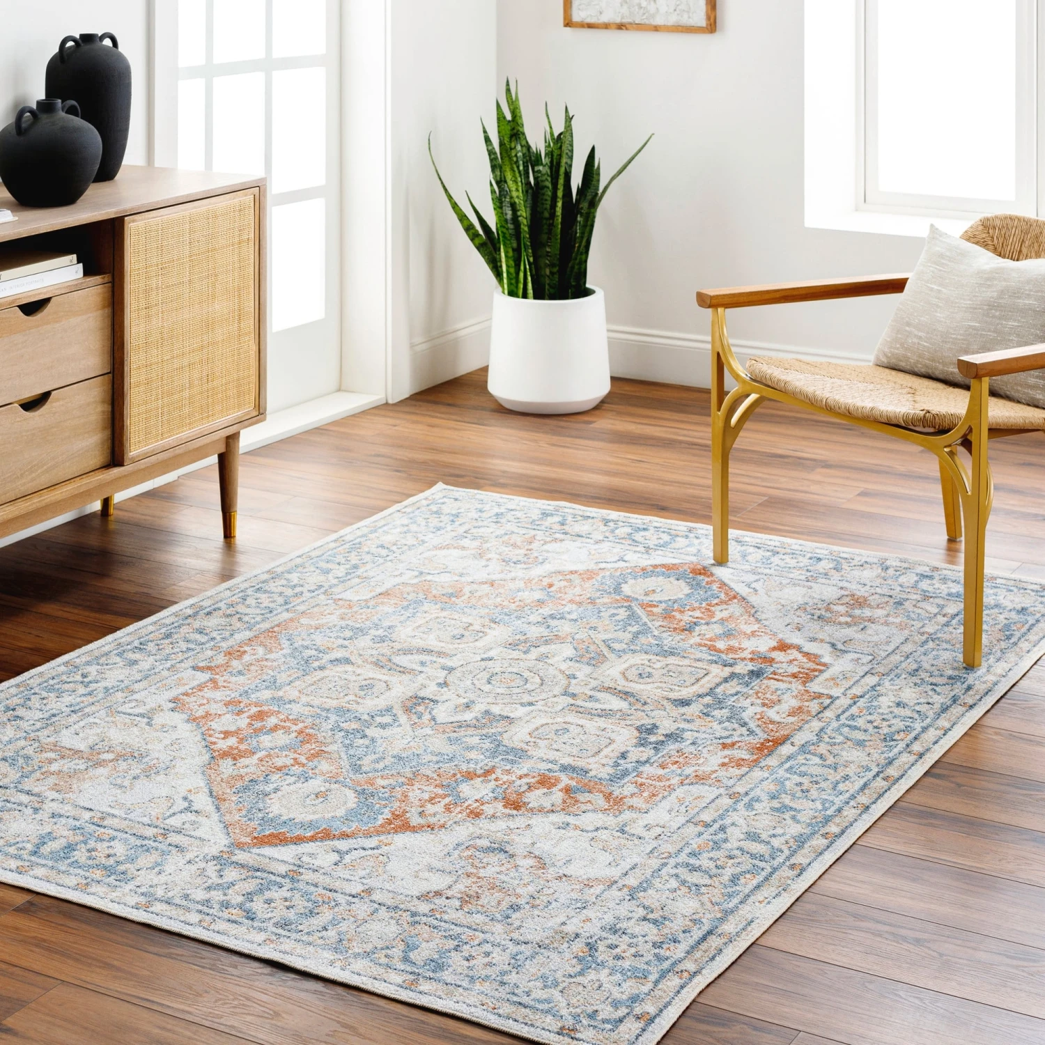 Artistic Weavers Lillian Oriental Medallion Machine Washable Area Rug 2 Artistic Weavers Lillian Oriental Medallion Machine Washable Area Rug - Image 2