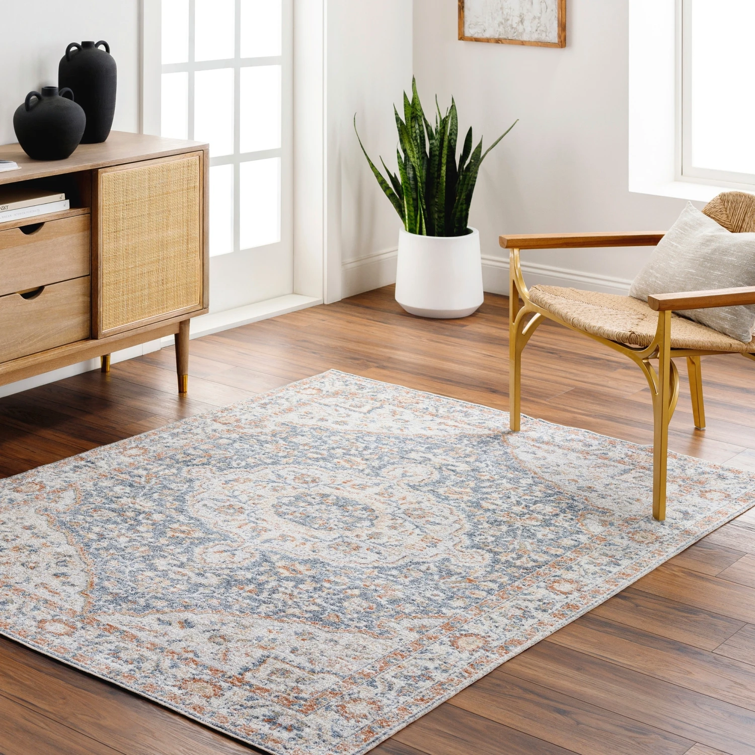 Artistic Weavers Lillian Persian Medallion Machine Washable Area Rug 2 Artistic Weavers Lillian Persian Medallion Machine Washable Area Rug - Image 2