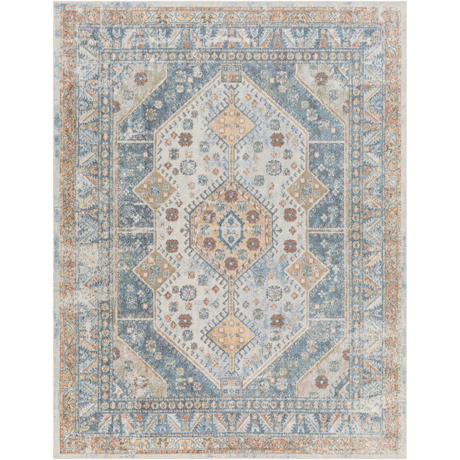 Artistic Weavers Lillian Triple Medallion Machine Washable Area Rug 3 Artistic Weavers Lillian Triple Medallion Machine Washable Area Rug - Image 3