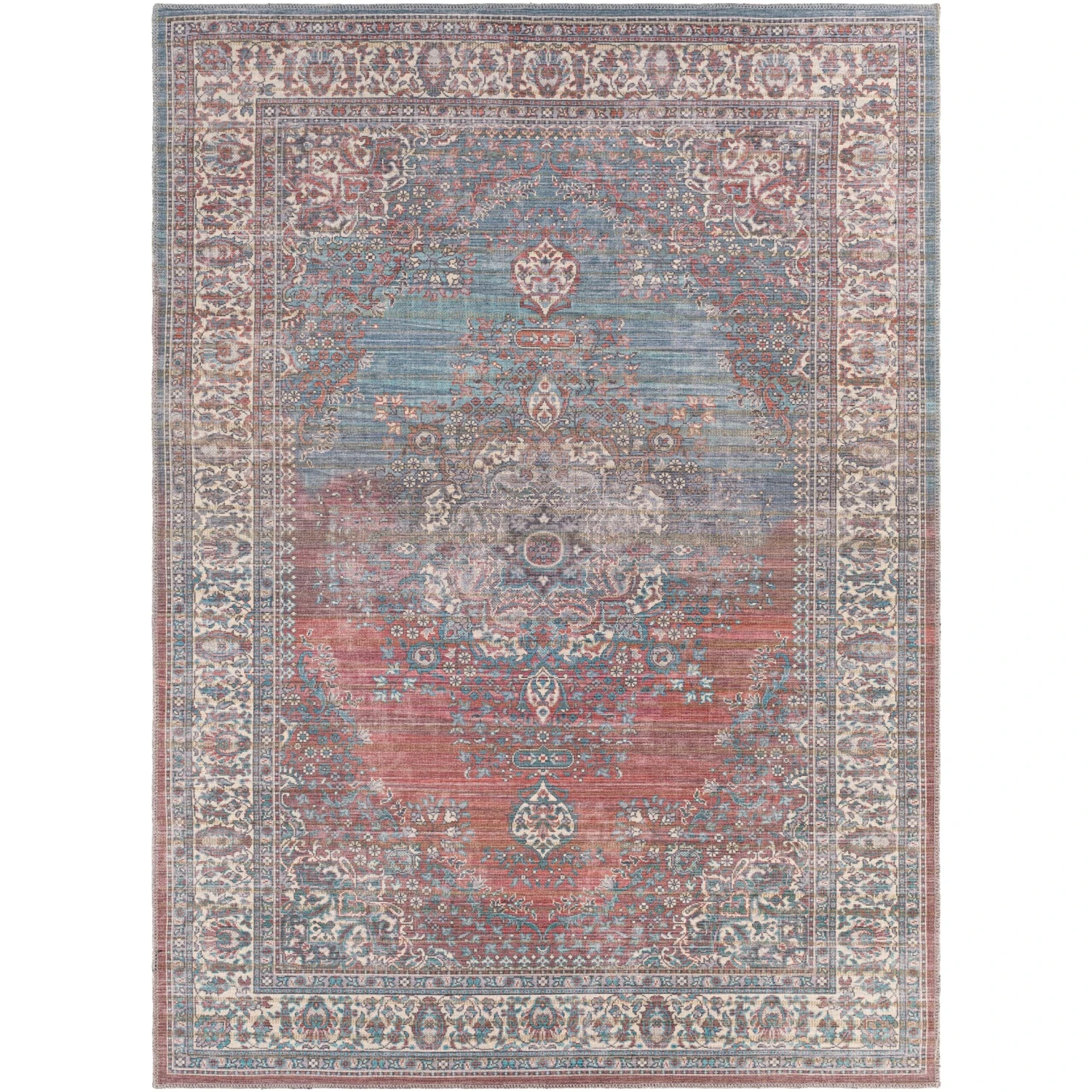 Artistic Weavers Limu Traditional Medallion Machine Washable Area Rug 3 Artistic Weavers Limu Traditional Medallion Machine Washable Area Rug - Image 3