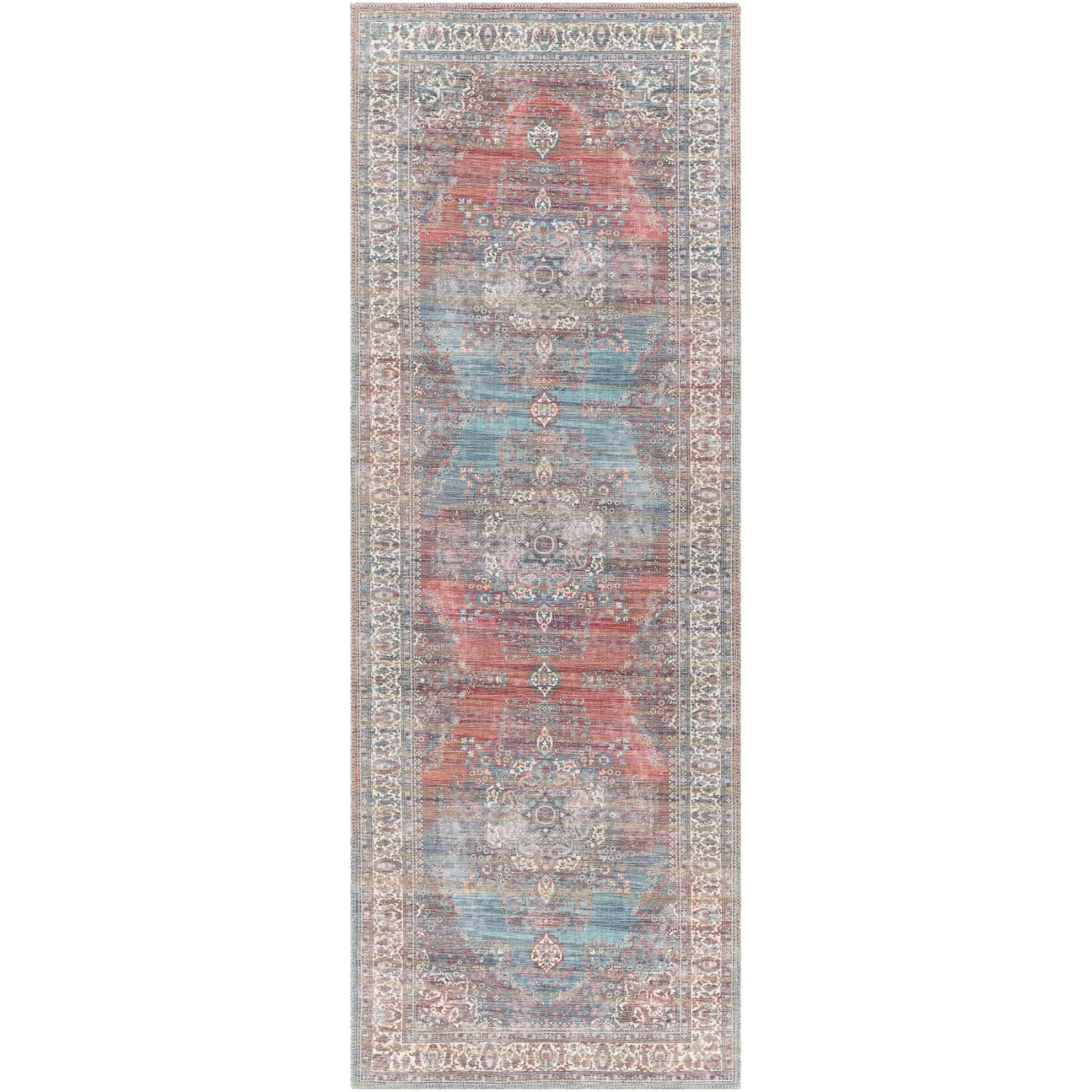 Artistic Weavers Limu Traditional Medallion Machine Washable Area Rug 1 Artistic Weavers Limu Traditional Medallion Machine Washable Area Rug