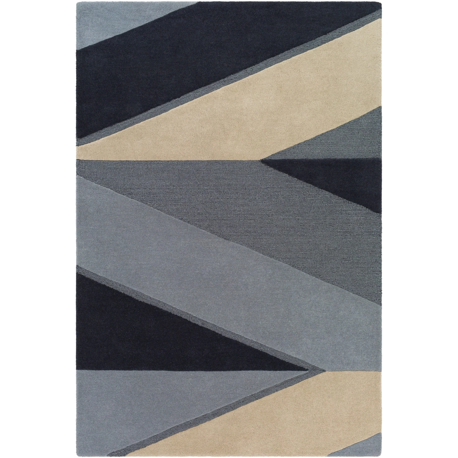 Artistic Weavers Lincoln Hand Tufted Geometric Wool Rug 3 Artistic Weavers Lincoln Hand Tufted Geometric Wool Rug - Image 3