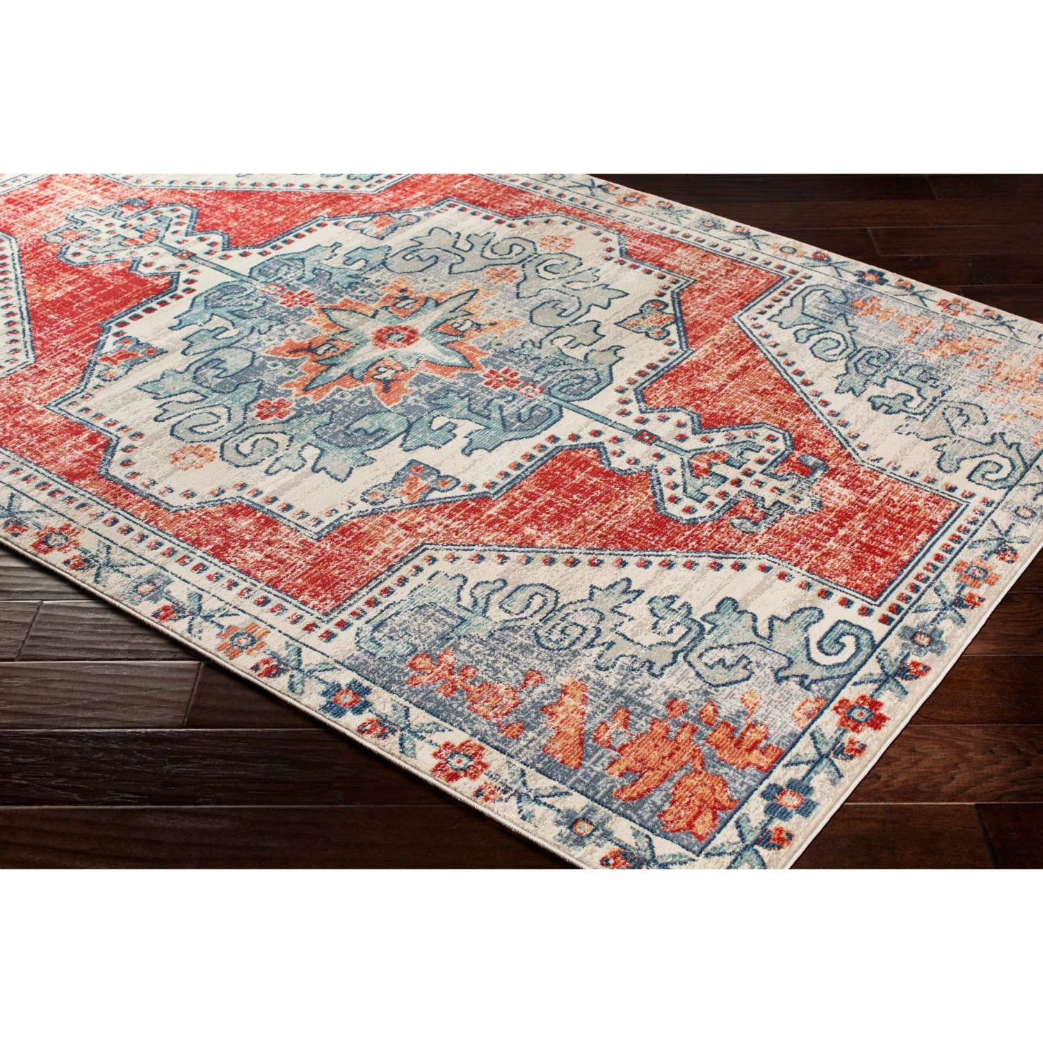 Artistic Weavers Lleucu Distressed Persian Area Rug 11 Artistic Weavers Lleucu Distressed Persian Area Rug - Image 11