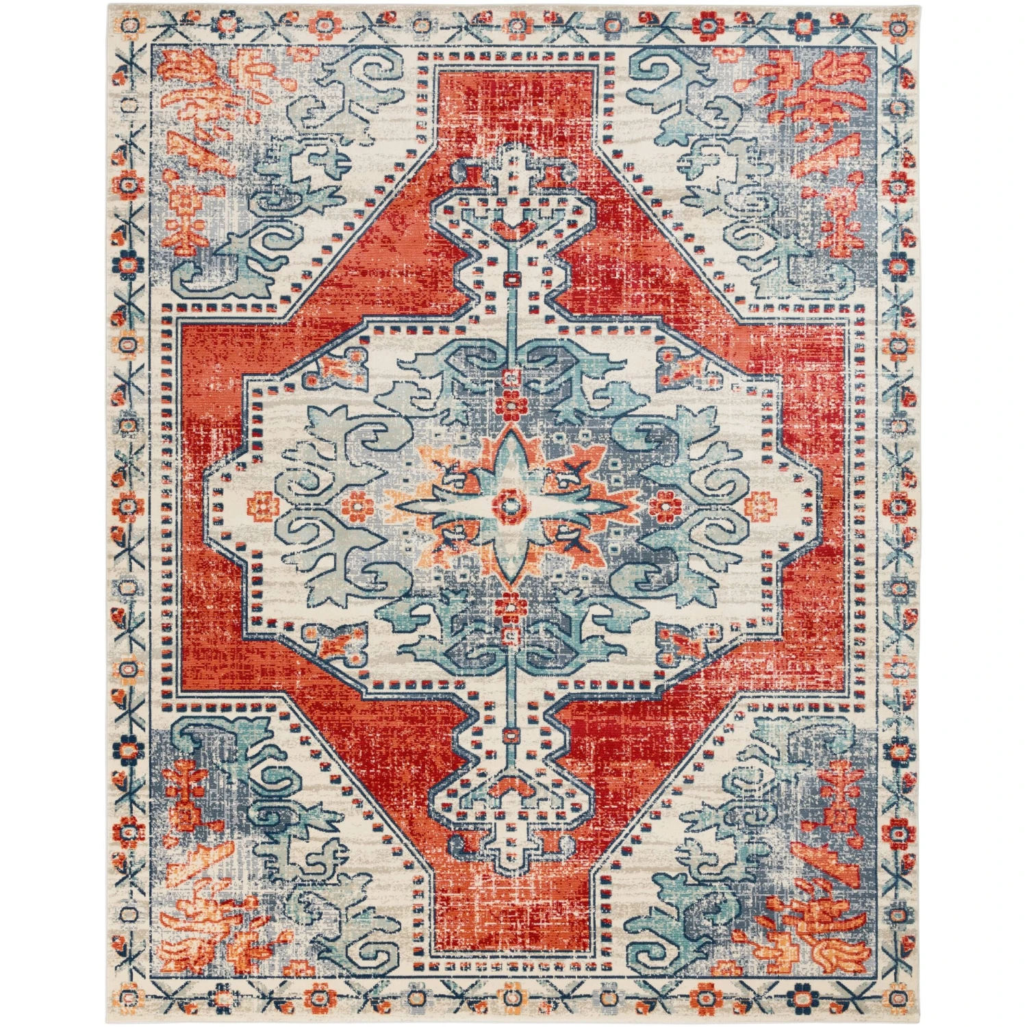 Artistic Weavers Lleucu Distressed Persian Area Rug 19 Artistic Weavers Lleucu Distressed Persian Area Rug - Image 19