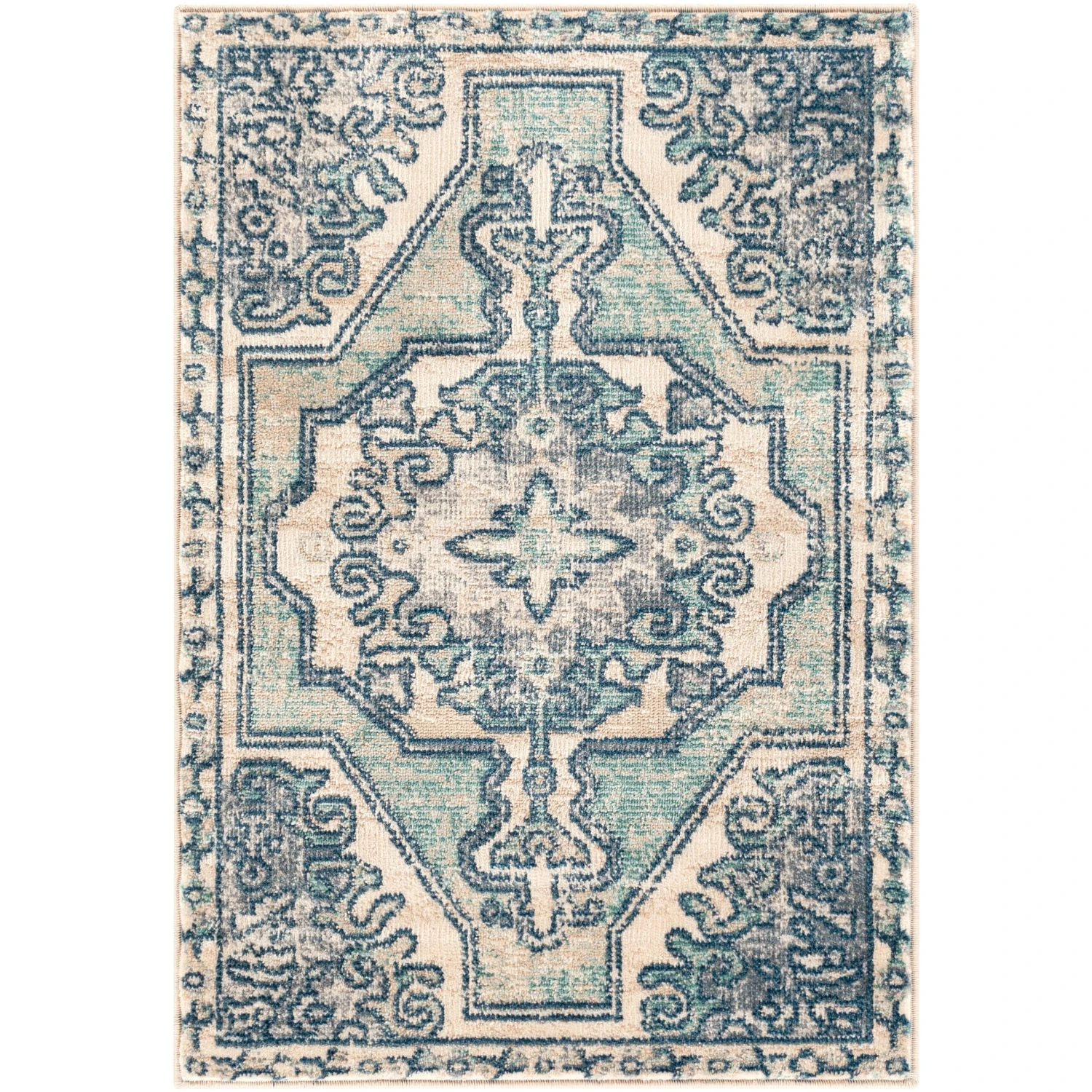 Artistic Weavers Lleucu Distressed Persian Area Rug 6 Artistic Weavers Lleucu Distressed Persian Area Rug - Image 6