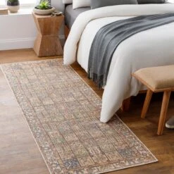 Artistic Weavers Lukae Machine Washable Vintage Border Area Rug