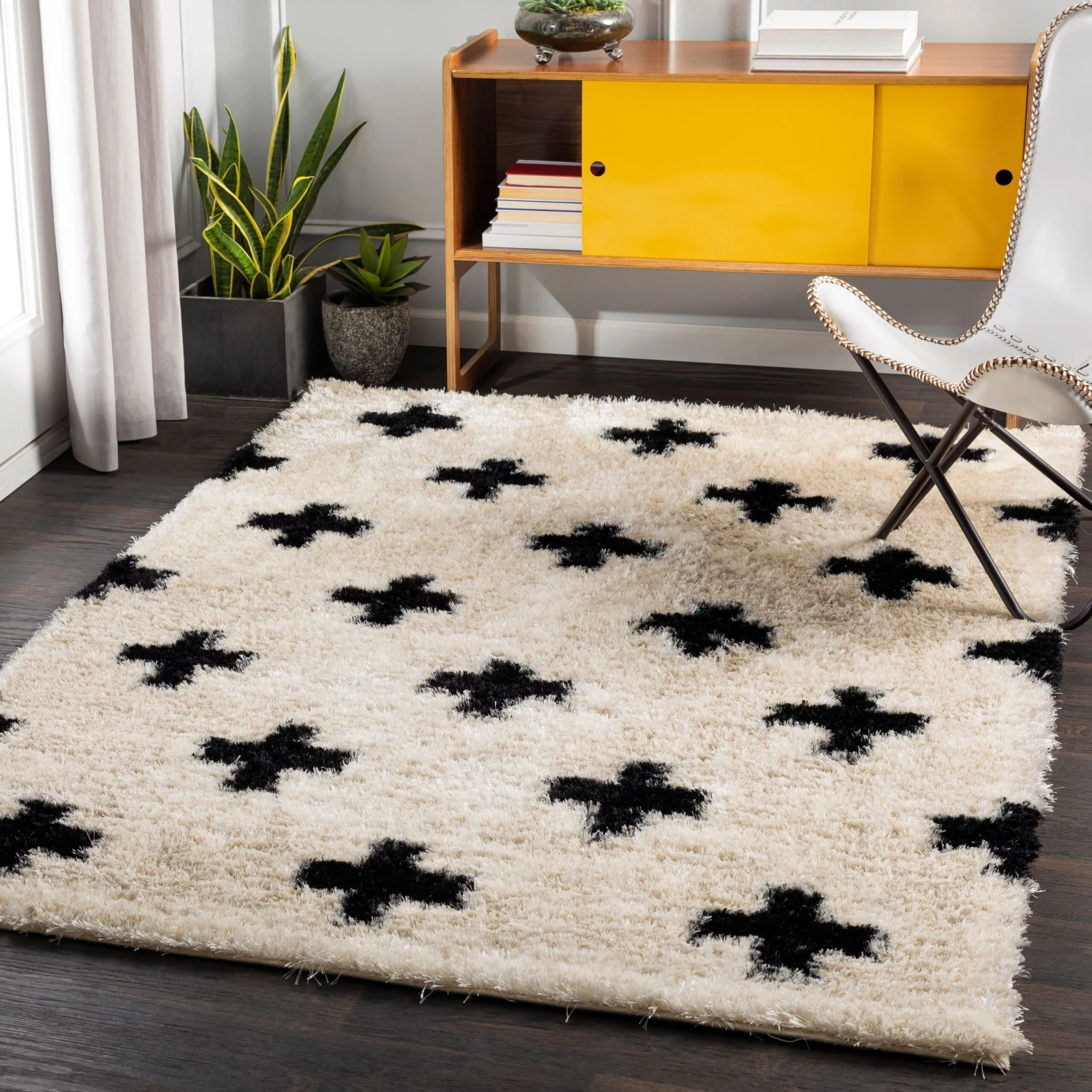 Artistic Weavers Madon Modern Shag Handmade Area Rug 2 Artistic Weavers Madon Modern Shag Handmade Area Rug - Image 2