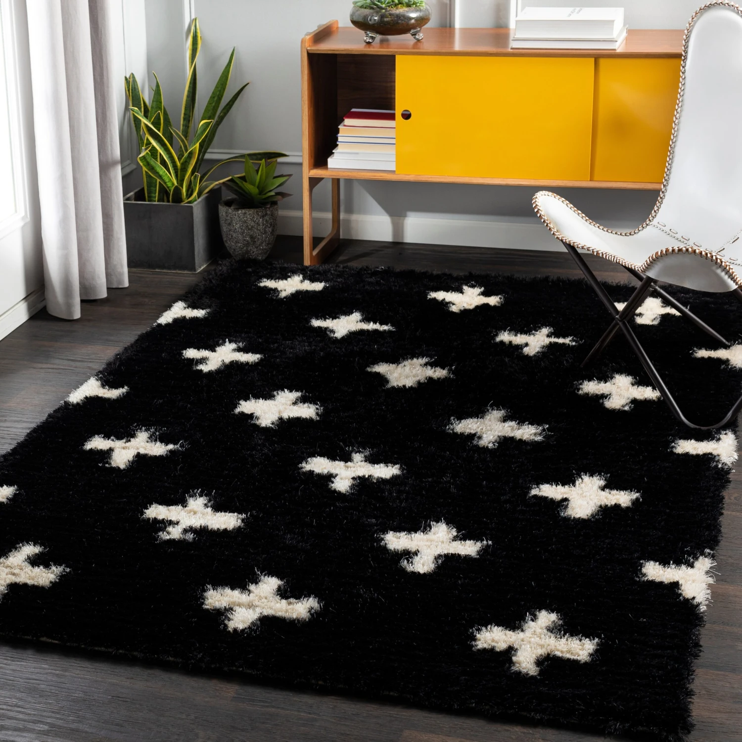 Artistic Weavers Madon Modern Shag Handmade Area Rug 5 Artistic Weavers Madon Modern Shag Handmade Area Rug - Image 5