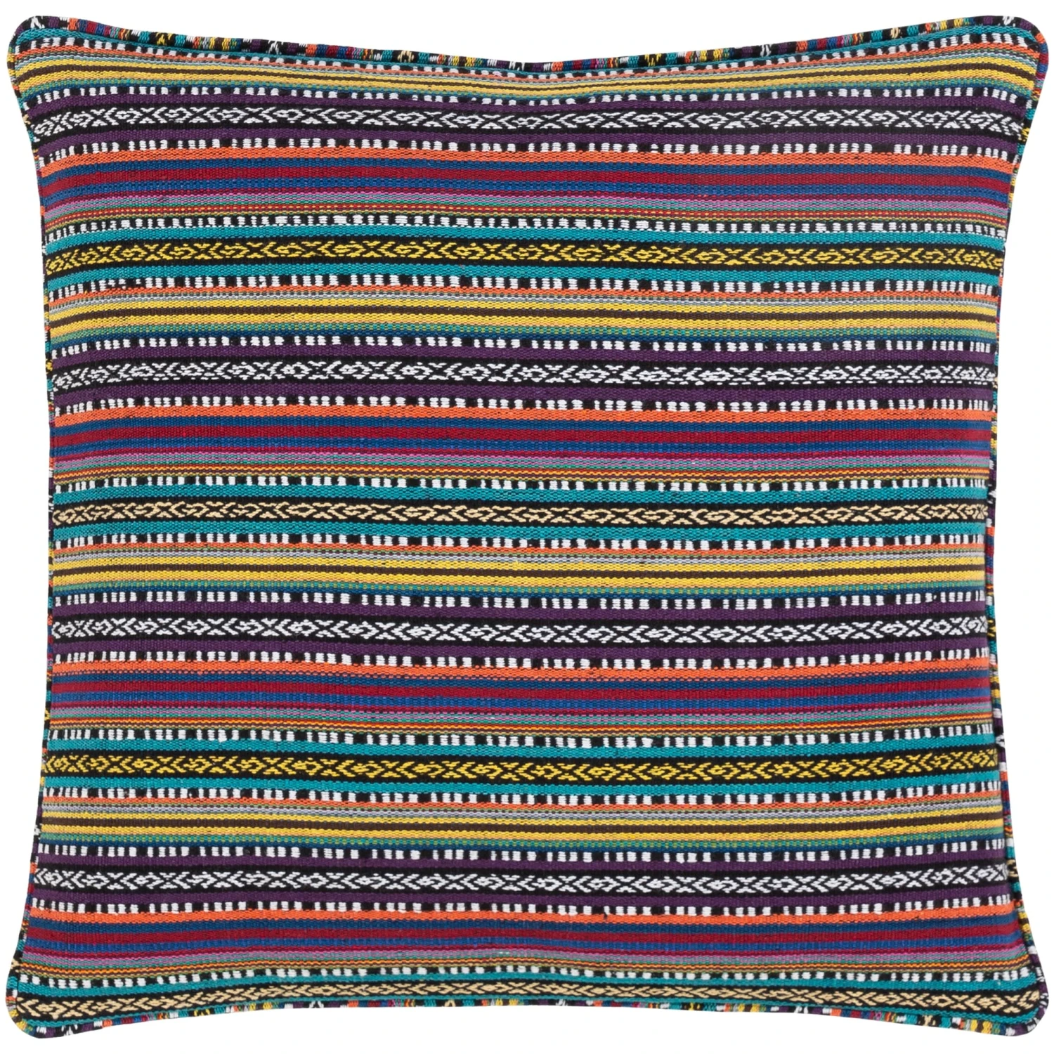 Artistic Weavers Madora Bohemian Striped Cotton Blend Throw Pillow 4 Artistic Weavers Madora Bohemian Striped Cotton Blend Throw Pillow - Image 4