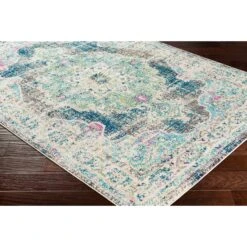 Artistic Weavers Mirvet Vintage Distressed Medallion Area Rug -Artistic Weavers Mirvet Vintage Distressed Medallion Area Rug 7