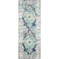 Artistic Weavers Mirvet Vintage Distressed Medallion Area Rug -Artistic Weavers Mirvet Vintage Distressed Medallion Area Rug 9