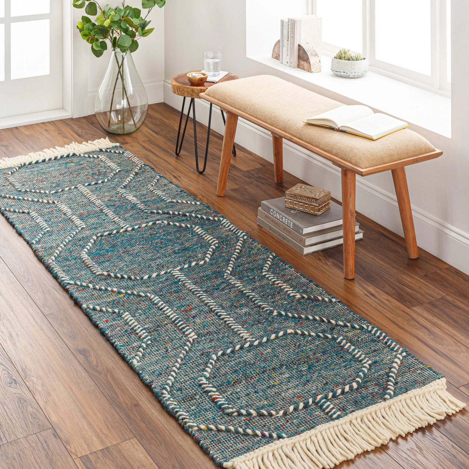 Artistic Weavers Molly Handmade Cottage Boho Area Rug 9 Artistic Weavers Molly Handmade Cottage Boho Area Rug - Image 9