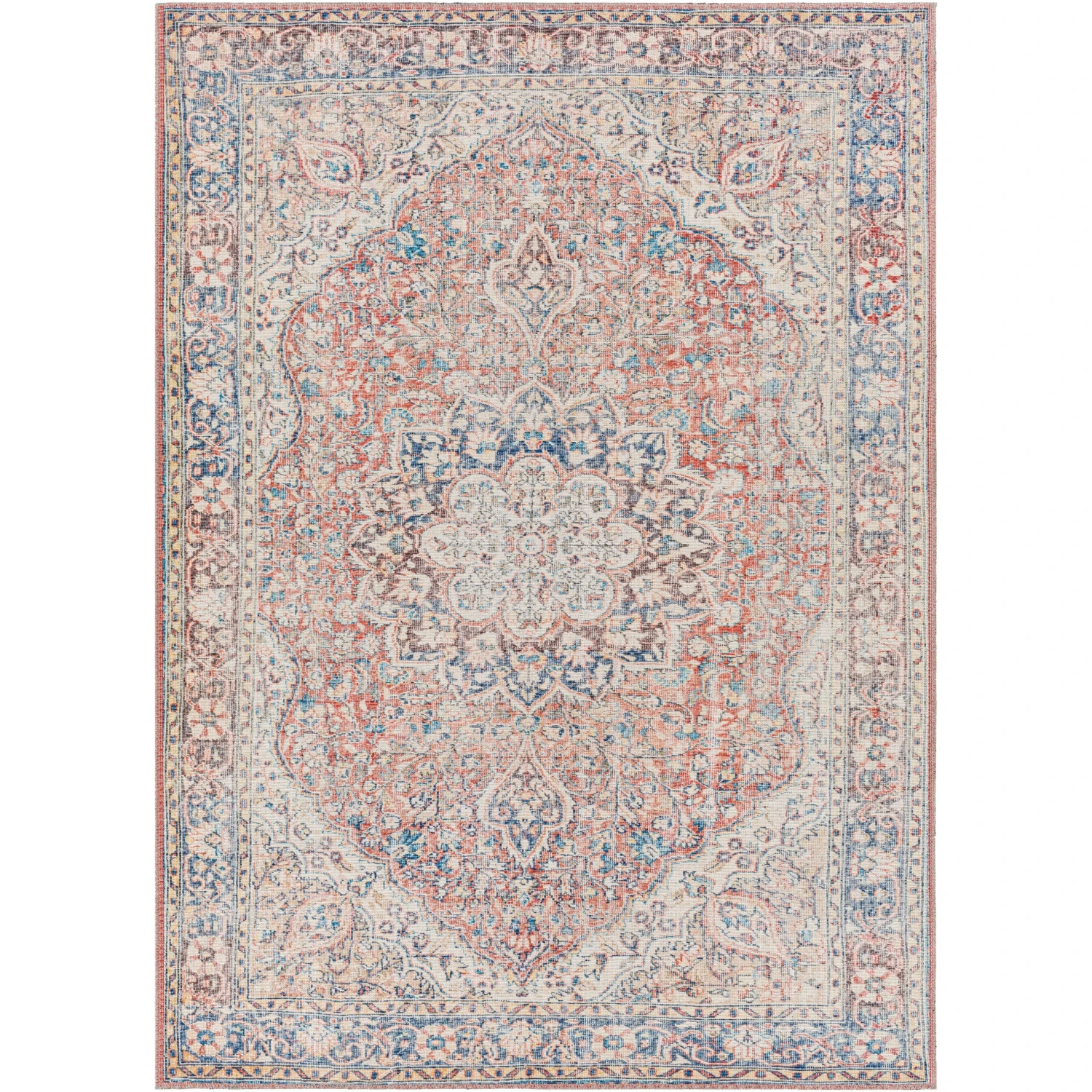 Artistic Weavers Mozhdeh Traditional Printed Machine Washable Area Rug 3 Artistic Weavers Mozhdeh Traditional Printed Machine Washable Area Rug - Image 3