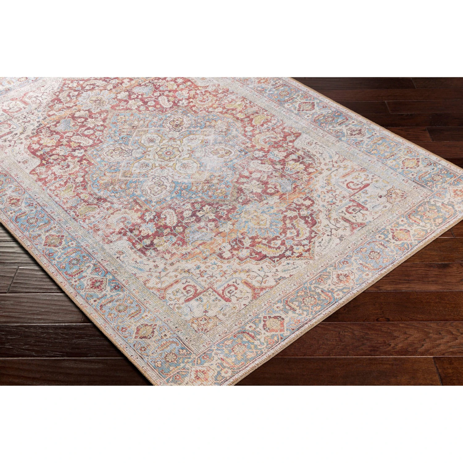 Artistic Weavers Niloufar Traditional Medallion Printed Machine Washable Area Rug 6 Artistic Weavers Niloufar Traditional Medallion Printed Machine Washable Area Rug - Image 6
