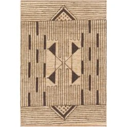 Artistic Weavers Nishant Handmade Bohemian Geometric Jute & Wool Area Rug -Artistic Weavers Nishant Handmade Bohemian Geometric Jute 26 Wool Area Rug 2