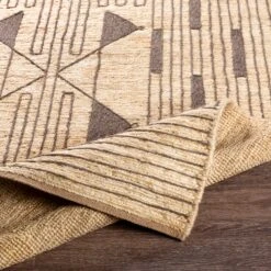 Artistic Weavers Nishant Handmade Bohemian Geometric Jute & Wool Area Rug -Artistic Weavers Nishant Handmade Bohemian Geometric Jute 26 Wool Area Rug 4