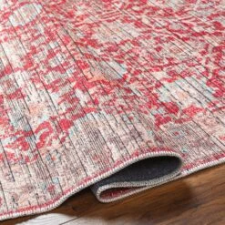 Artistic Weavers Nolita Floral Border Machine Washable Area Rug -Artistic Weavers Nolita Floral Border Machine Washable Area Rug 4