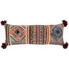 Artistic Weavers Nthanda Traditional Coral Throw Pillow 30 Inch X 12 Inch