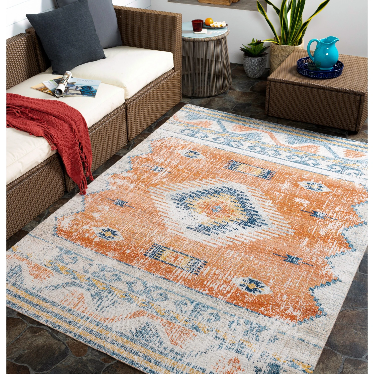 Artistic Weavers Nuria Indoor/ Outdoor Southwestern Area Rug 2 Artistic Weavers Nuria Indoor/ Outdoor Southwestern Area Rug - Image 2