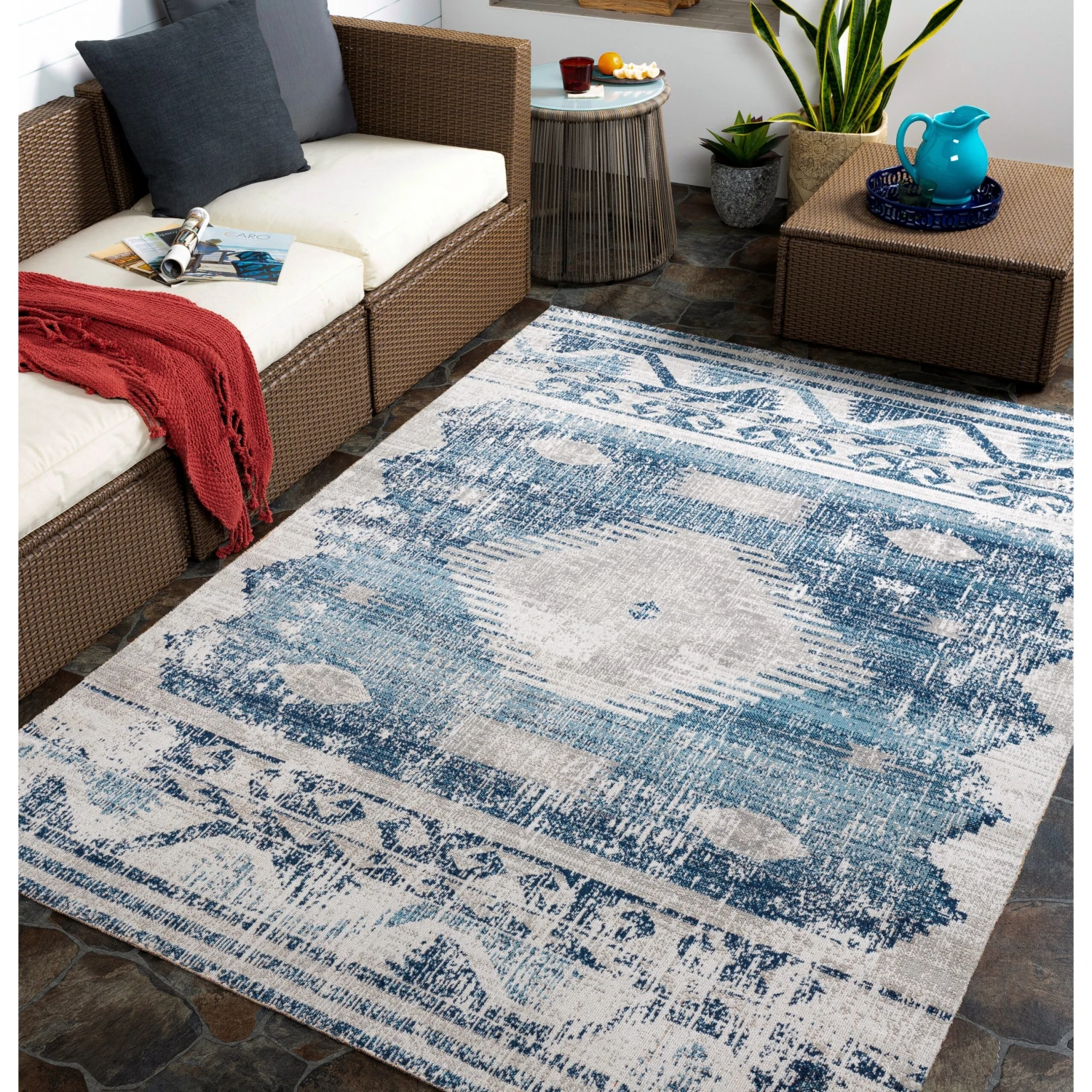 Artistic Weavers Nuria Indoor/ Outdoor Southwestern Area Rug 5 Artistic Weavers Nuria Indoor/ Outdoor Southwestern Area Rug - Image 5