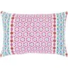 Odetta Modern Bright Pink Feather Down Or Poly Filled Throw Pillow 13 Inch X 19 Inch
