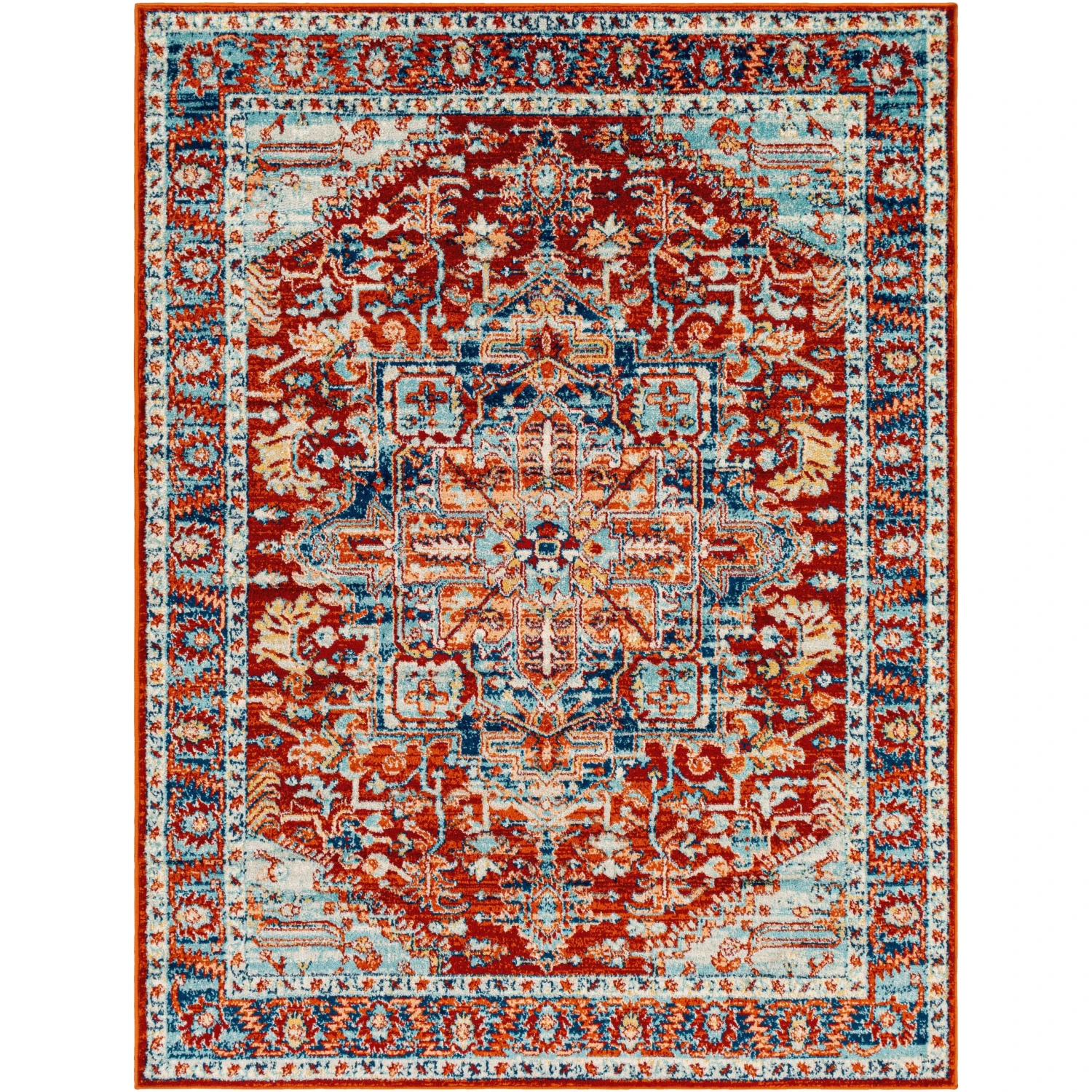 Artistic Weavers Ohsan Floral Medallion Area Rug 3 Artistic Weavers Ohsan Floral Medallion Area Rug - Image 3