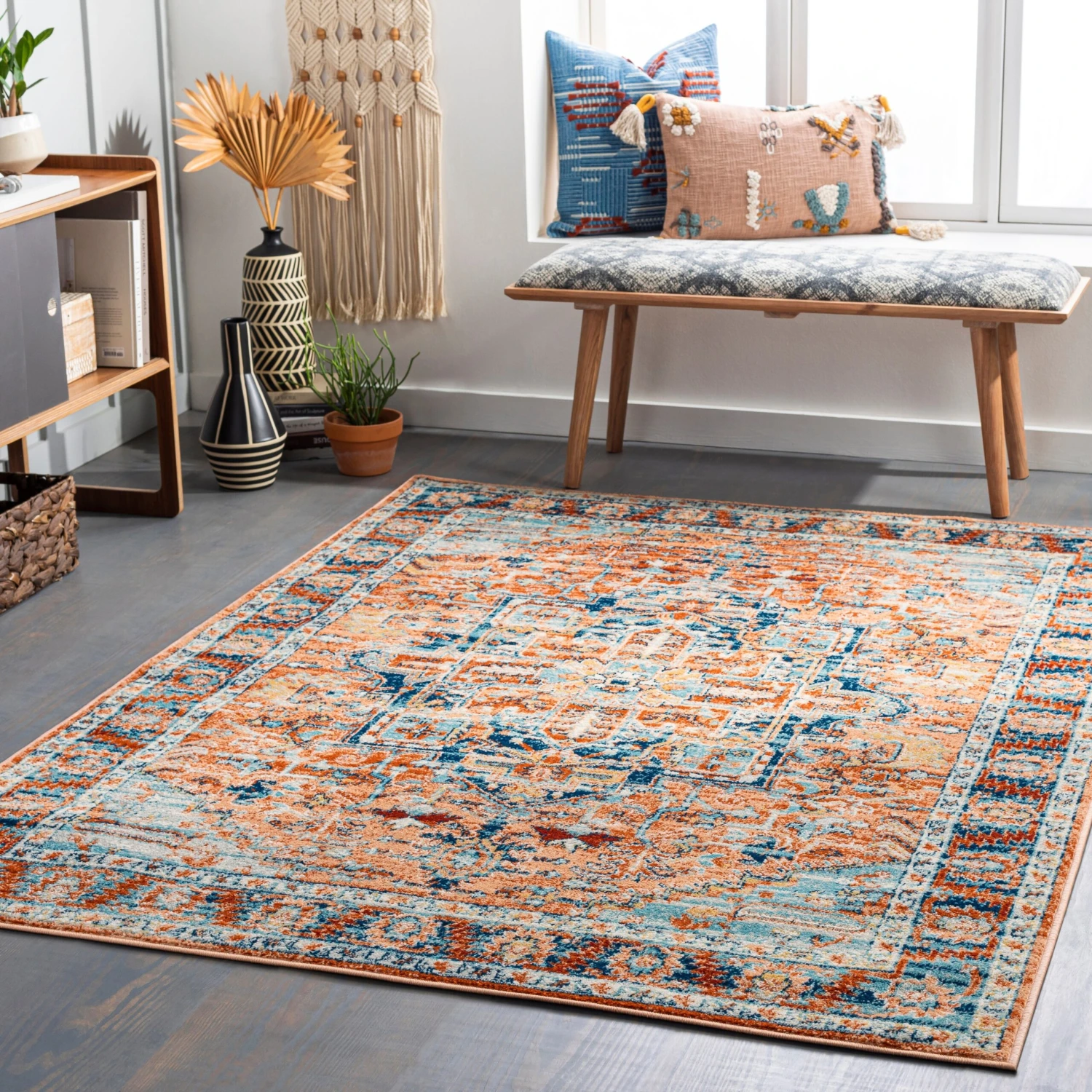 Artistic Weavers Ohsan Floral Medallion Area Rug 5 Artistic Weavers Ohsan Floral Medallion Area Rug - Image 5