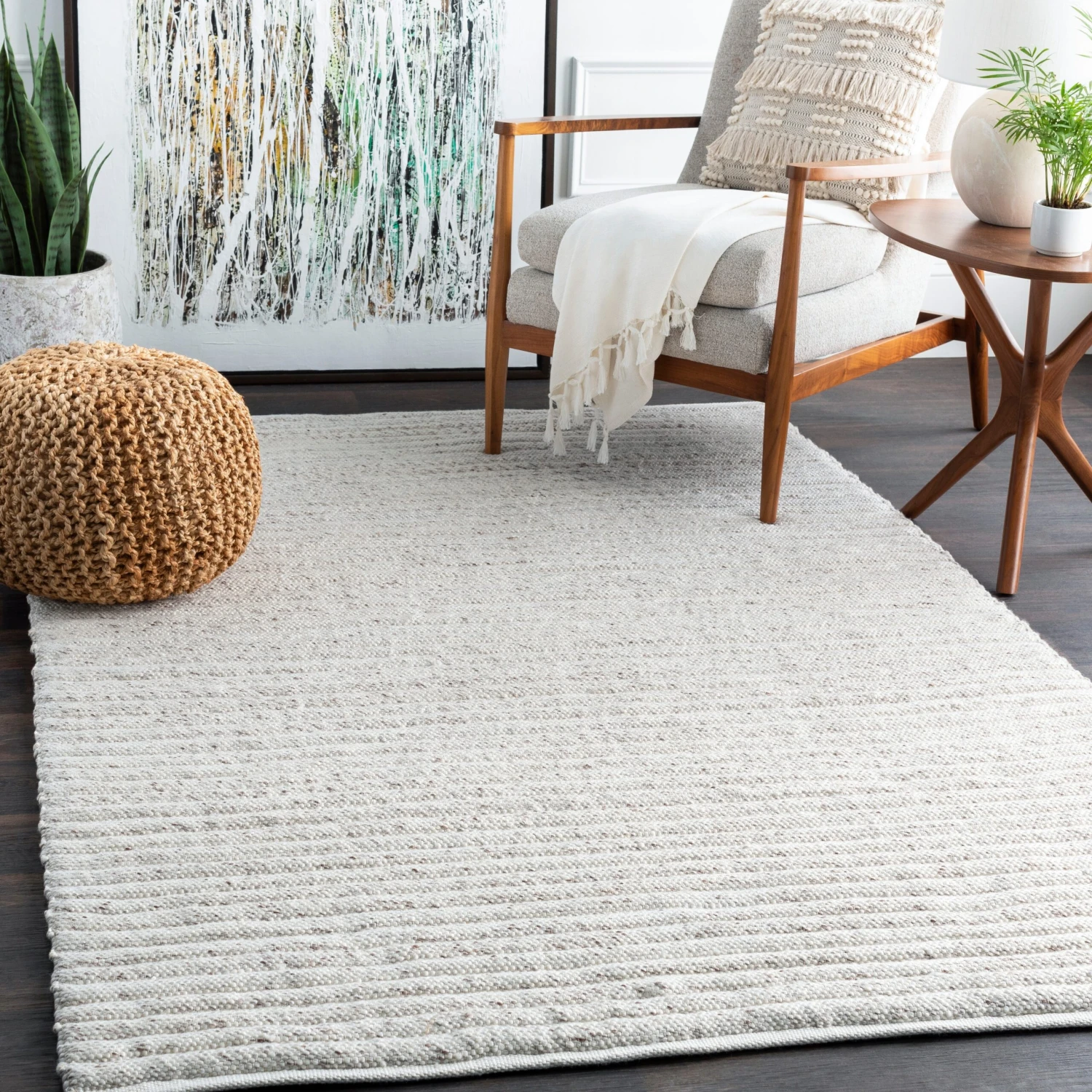 Artistic Weavers Omolara Handwoven Textured Stripes Flatweave Area Rug 2 Artistic Weavers Omolara Handwoven Textured Stripes Flatweave Area Rug - Image 2