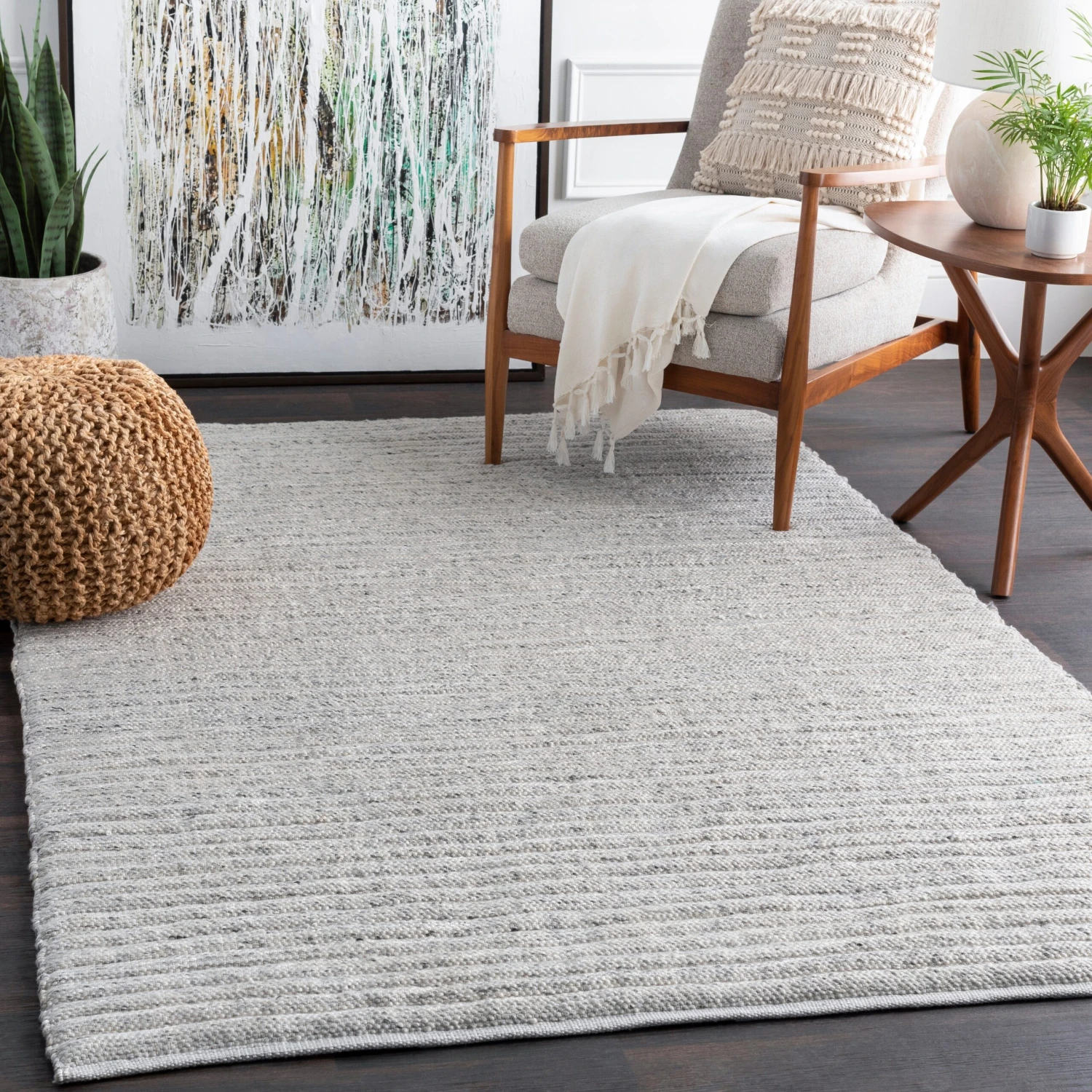 Artistic Weavers Omolara Handwoven Textured Stripes Flatweave Area Rug 5 Artistic Weavers Omolara Handwoven Textured Stripes Flatweave Area Rug - Image 5
