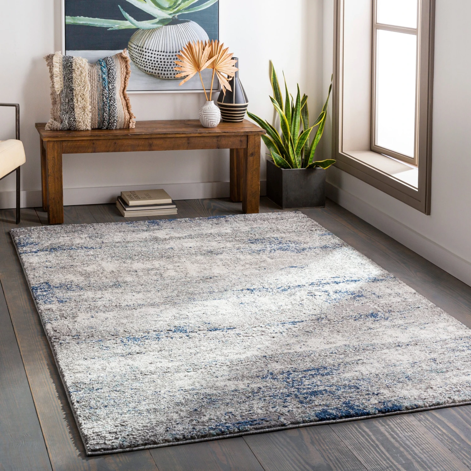 Artistic Weavers Oskar Modern Distressed Area Rug 5 Artistic Weavers Oskar Modern Distressed Area Rug - Image 5