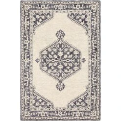 Artistic Weavers Penjani Handmade Persian Medallion Wool Area Rug -Artistic Weavers Penjani Handmade Persian Medallion Wool Area Rug 2