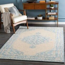 Artistic Weavers Penjani Handmade Persian Medallion Wool Area Rug -Artistic Weavers Penjani Handmade Persian Medallion Wool Area Rug 4