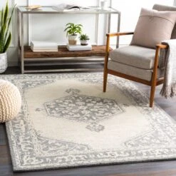 Artistic Weavers Penjani Handmade Persian Medallion Wool Area Rug -Artistic Weavers Penjani Handmade Persian Medallion Wool Area Rug 7