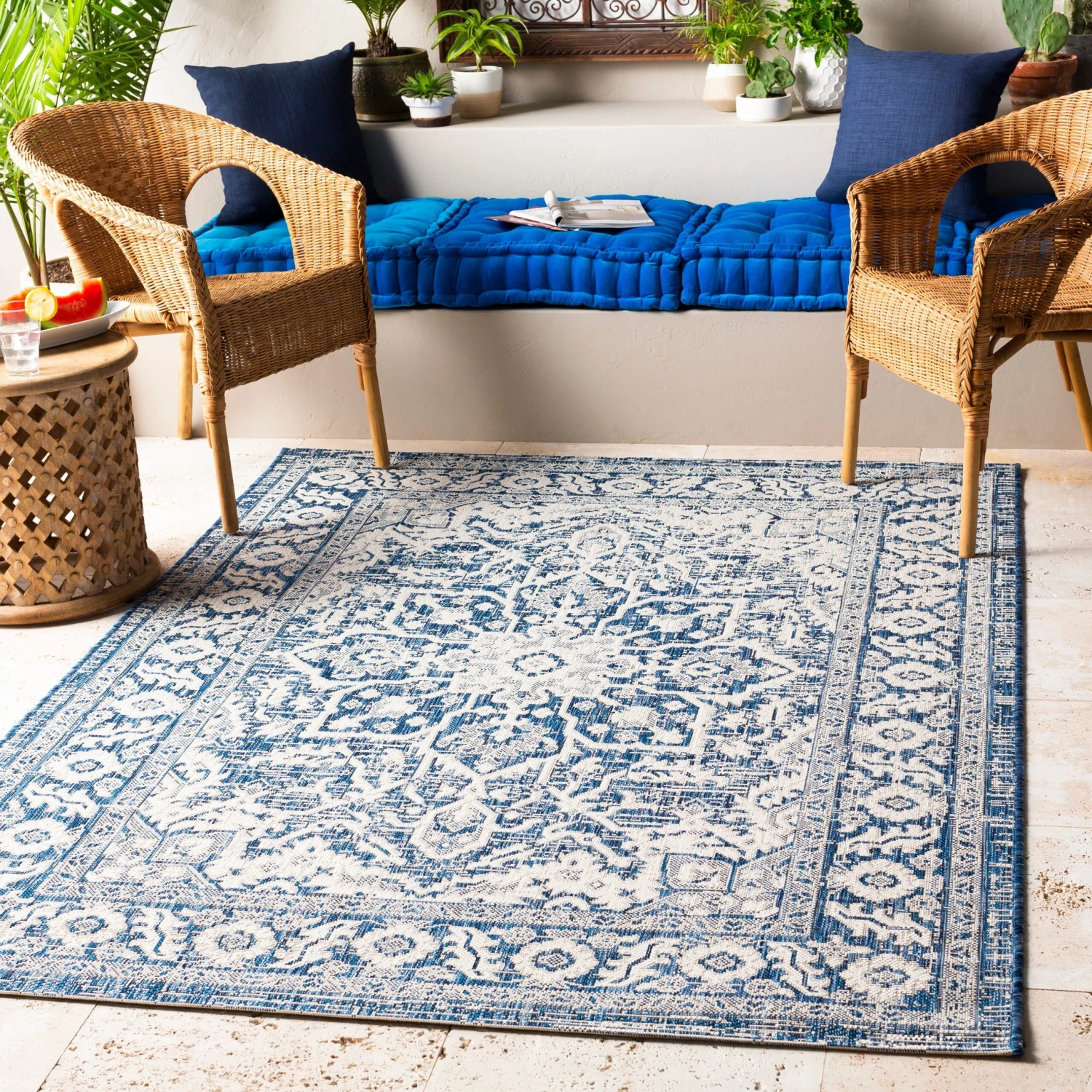 Artistic Weavers Peregrine Indoor/ Outdoor Updated Medallion Area Rug 2 Artistic Weavers Peregrine Indoor/ Outdoor Updated Medallion Area Rug - Image 2