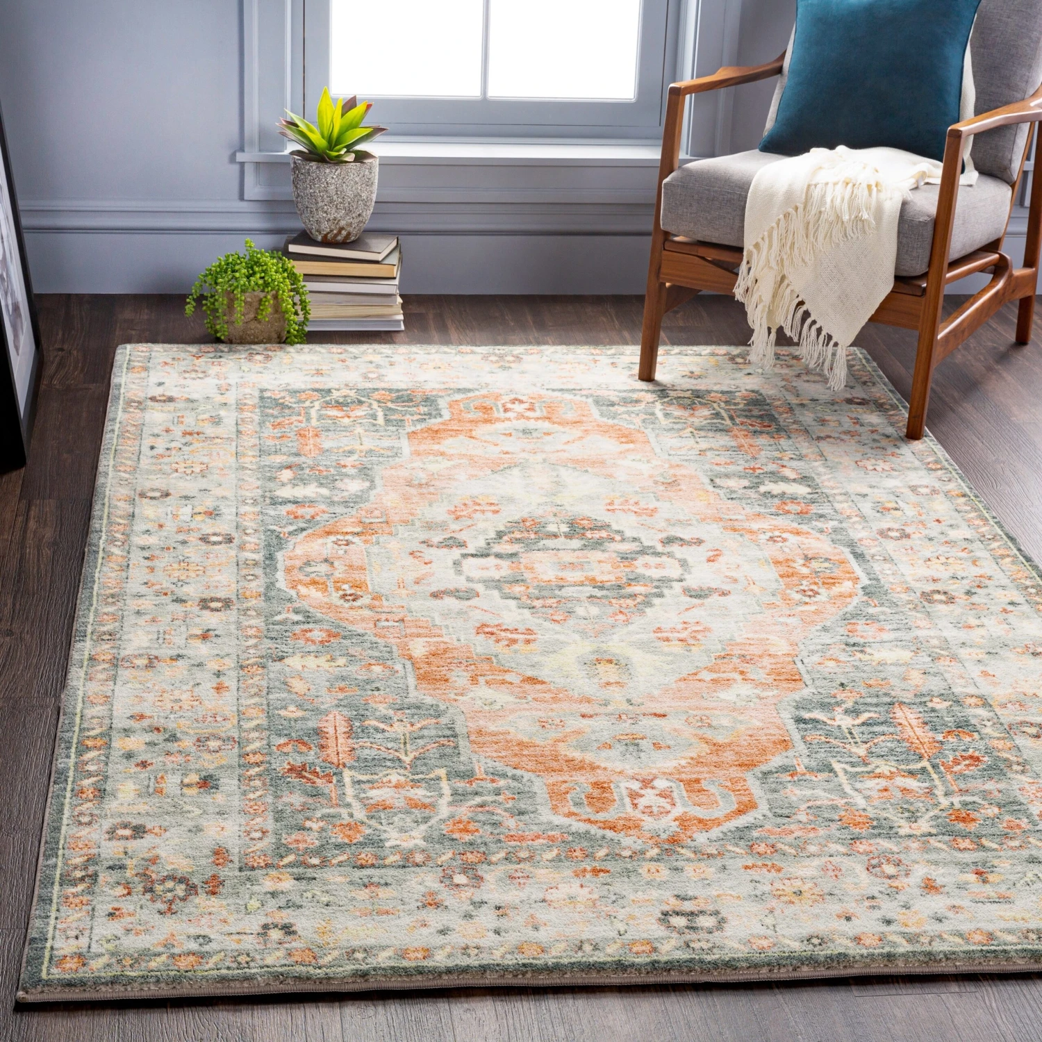 Artistic Weavers Pola Vintage Medallion Printed Area Rug 2 Artistic Weavers Pola Vintage Medallion Printed Area Rug - Image 2